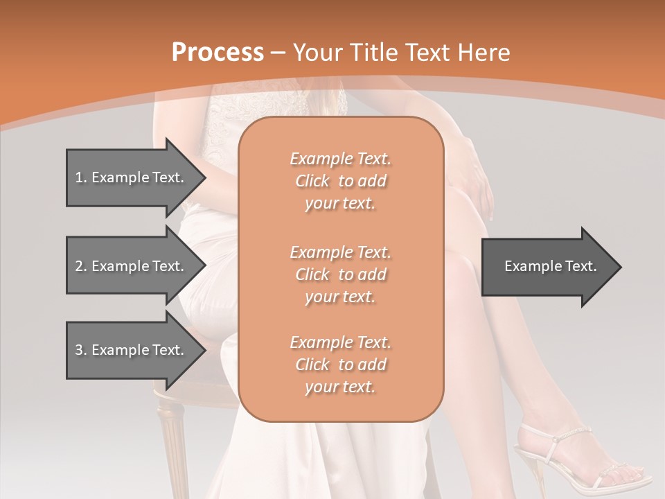 Background Woman Wedding PowerPoint Template