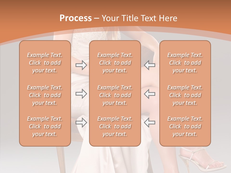 Background Woman Wedding PowerPoint Template