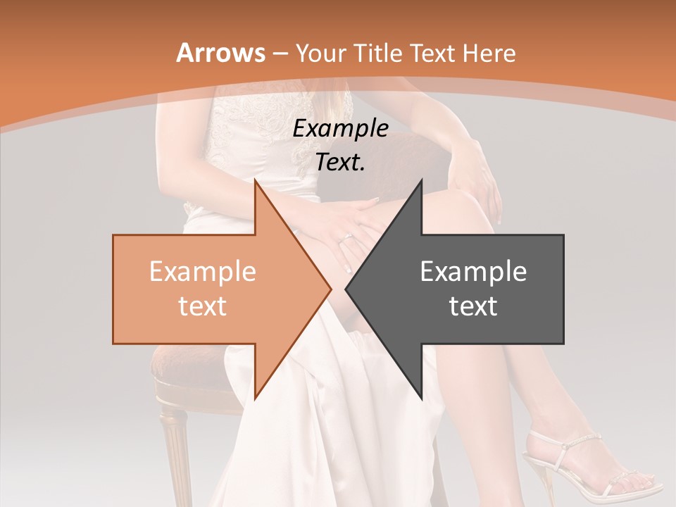 Background Woman Wedding PowerPoint Template