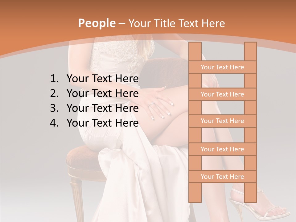 Background Woman Wedding PowerPoint Template