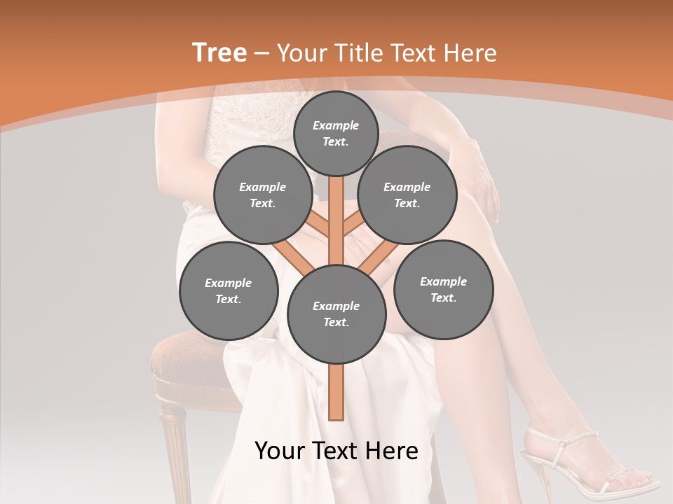 Background Woman Wedding PowerPoint Template