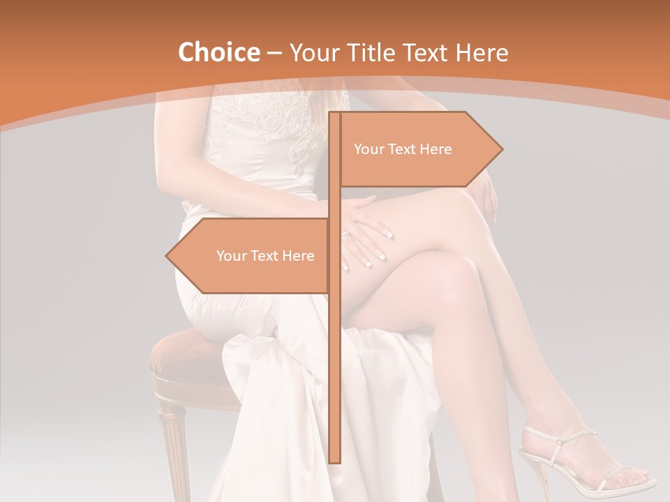 Background Woman Wedding PowerPoint Template