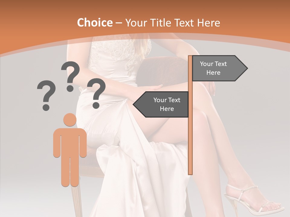 Background Woman Wedding PowerPoint Template