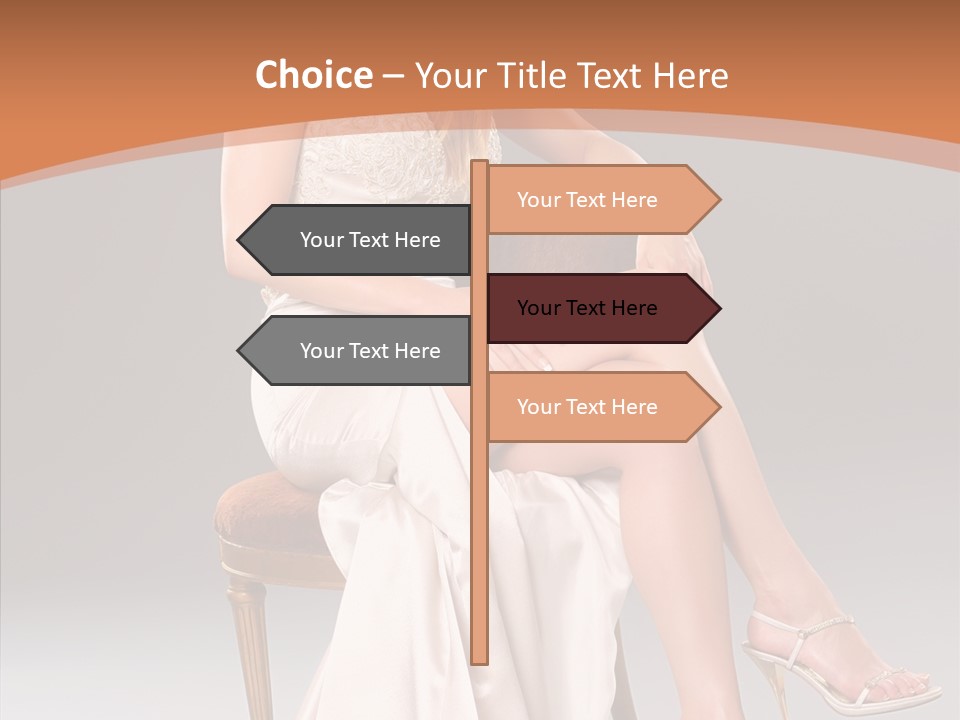 Background Woman Wedding PowerPoint Template