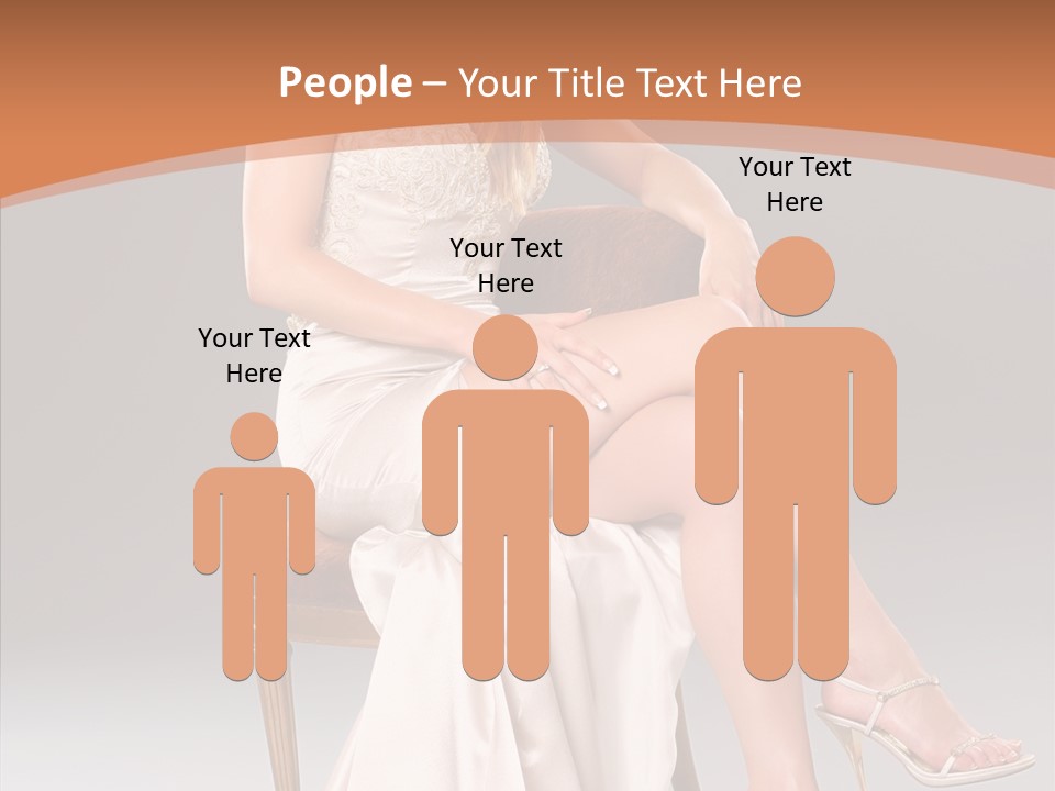 Background Woman Wedding PowerPoint Template