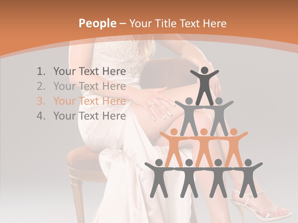 Background Woman Wedding PowerPoint Template