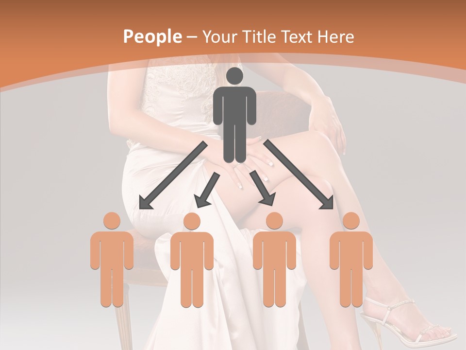 Background Woman Wedding PowerPoint Template