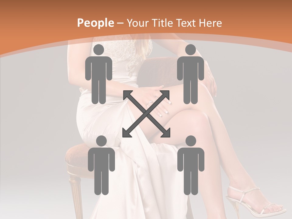 Background Woman Wedding PowerPoint Template