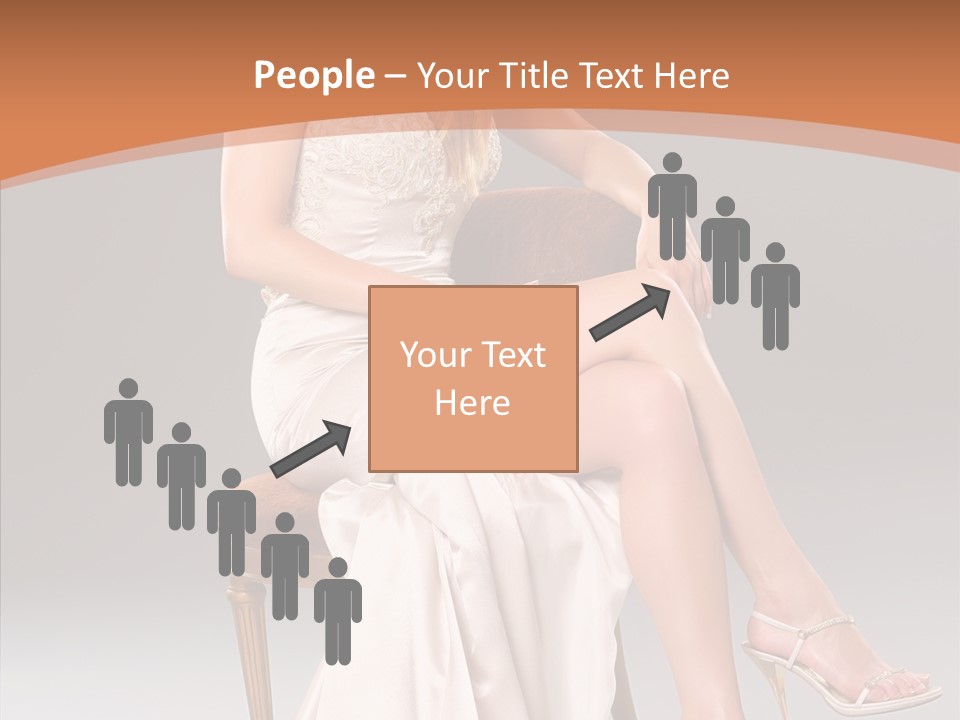 Background Woman Wedding PowerPoint Template