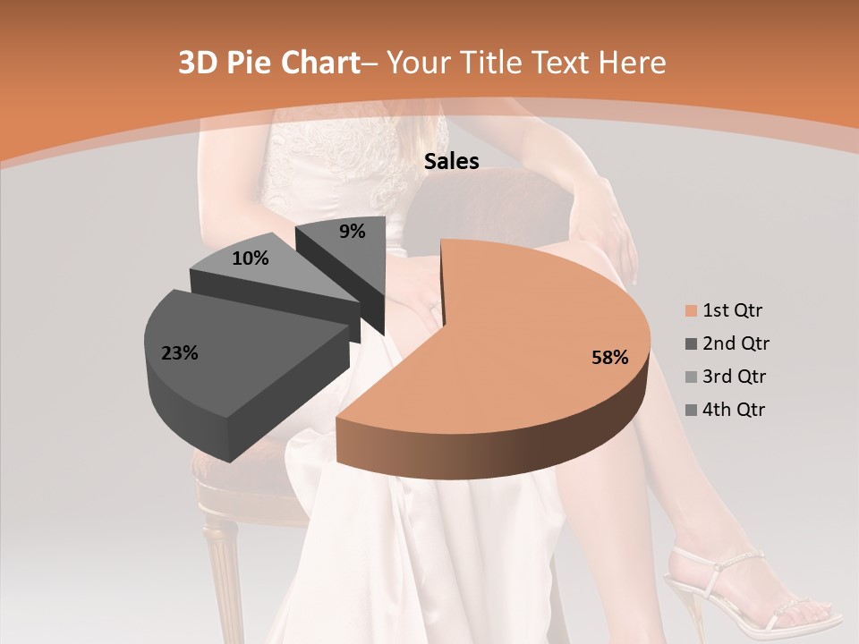 Background Woman Wedding PowerPoint Template