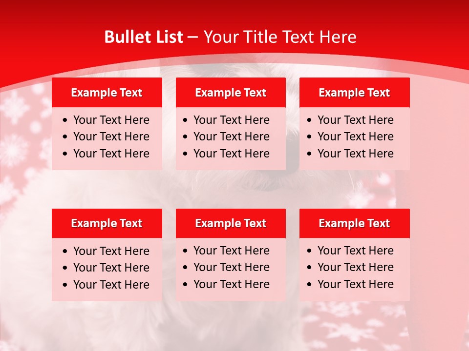 White Pup Hat PowerPoint Template