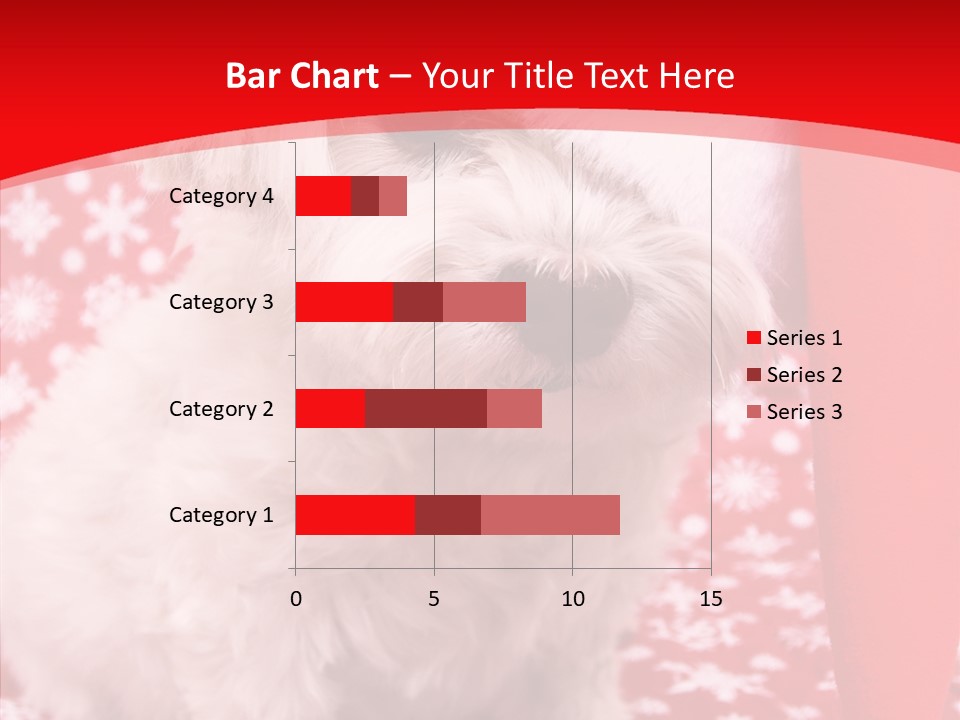 White Pup Hat PowerPoint Template