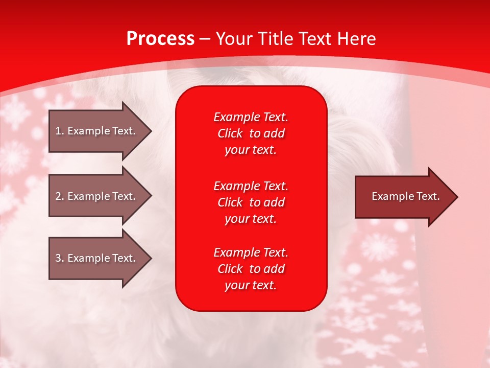 White Pup Hat PowerPoint Template