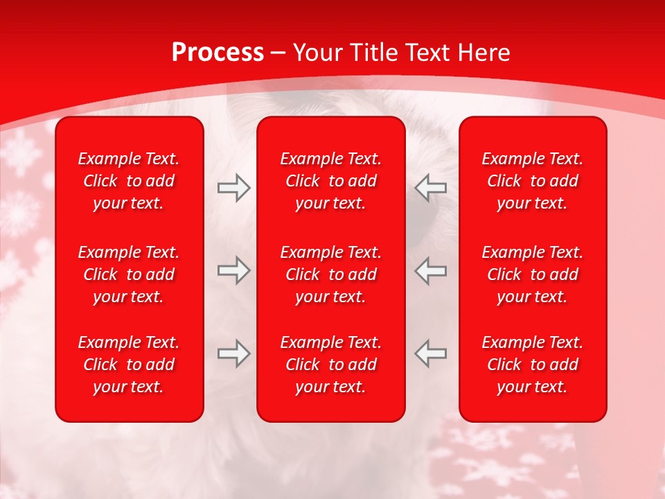 White Pup Hat PowerPoint Template