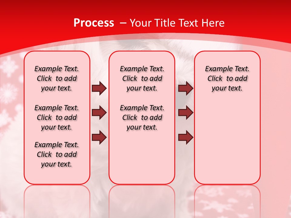 White Pup Hat PowerPoint Template