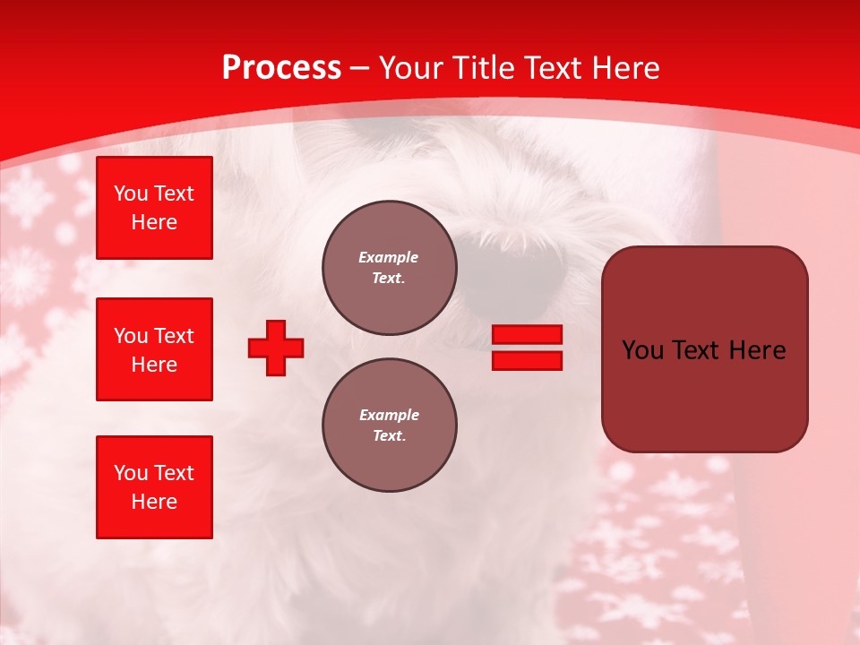 White Pup Hat PowerPoint Template