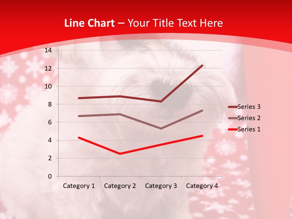 White Pup Hat PowerPoint Template