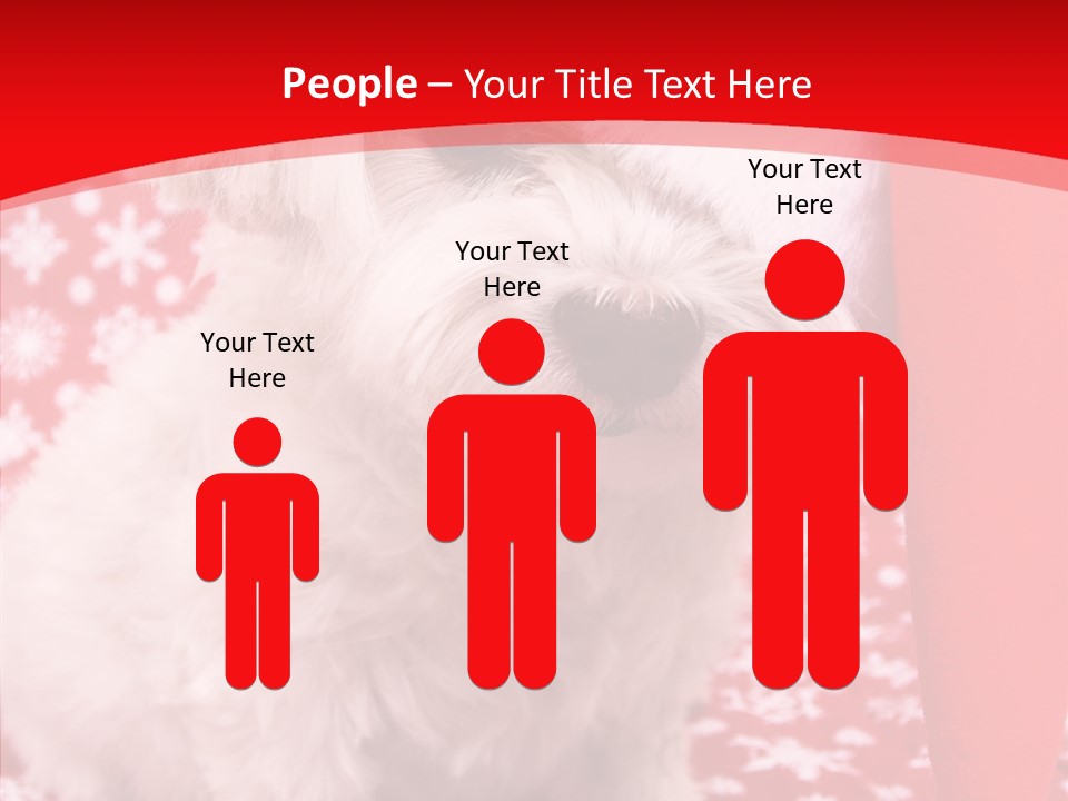 White Pup Hat PowerPoint Template