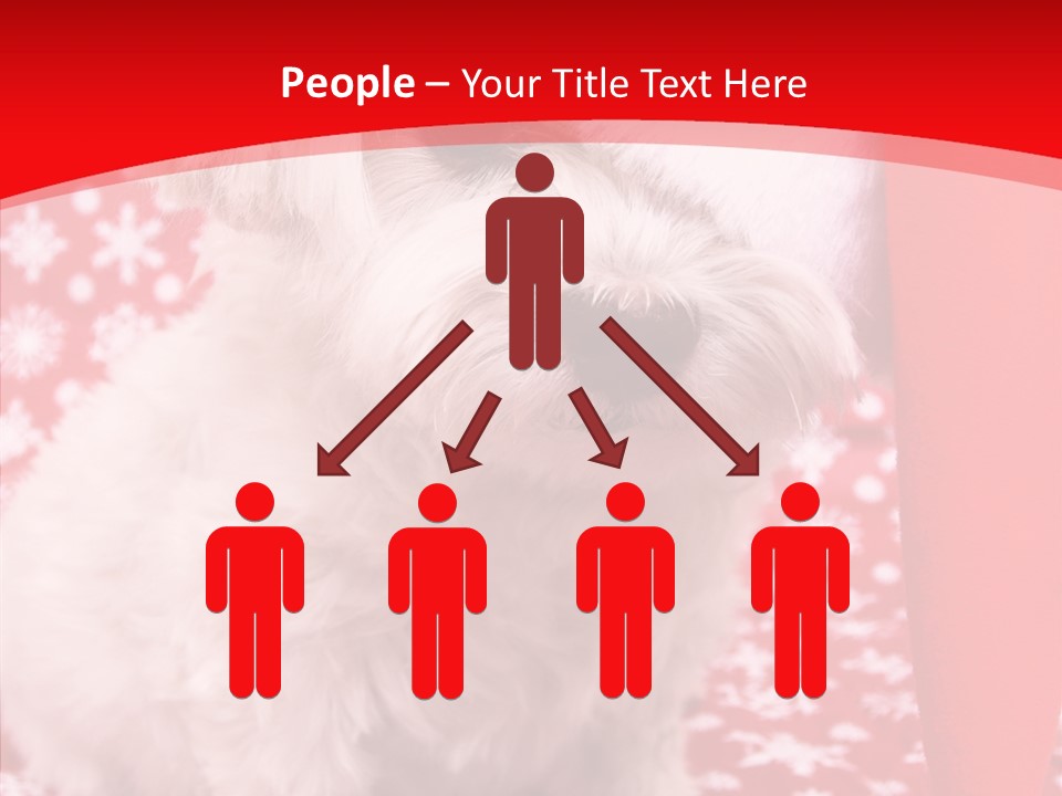 White Pup Hat PowerPoint Template