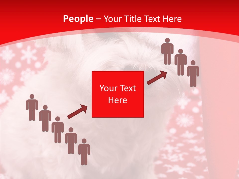 White Pup Hat PowerPoint Template