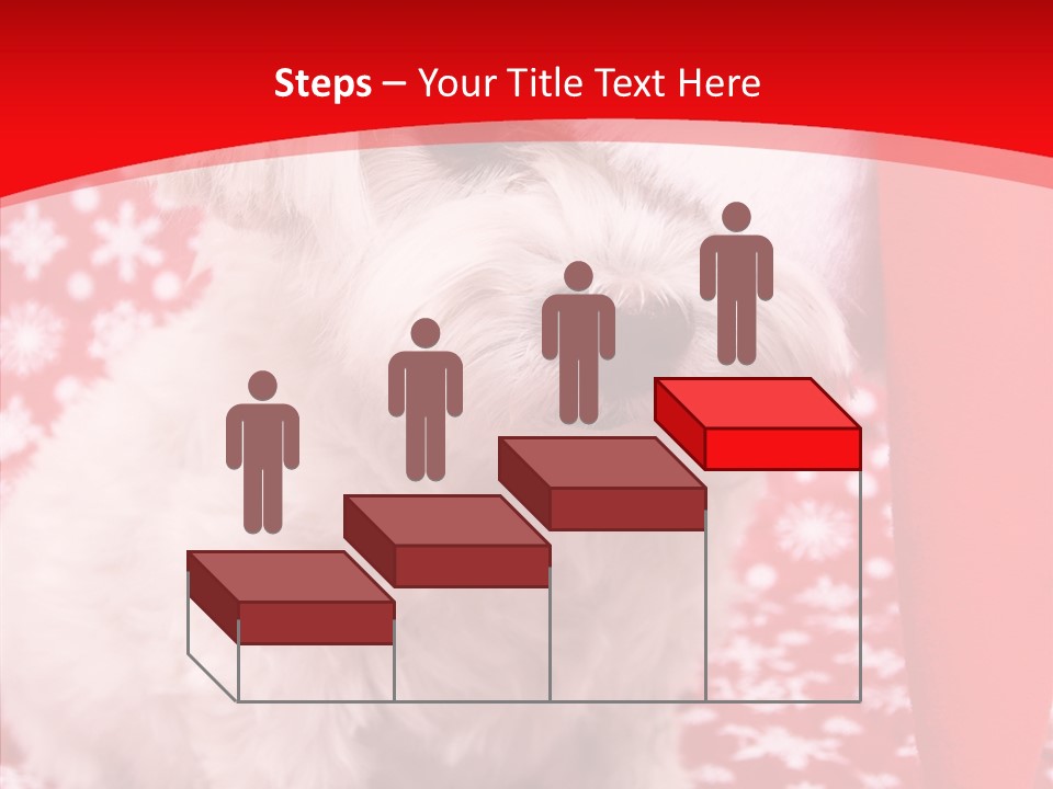 White Pup Hat PowerPoint Template