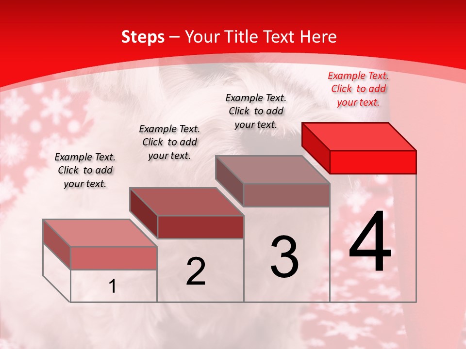 White Pup Hat PowerPoint Template