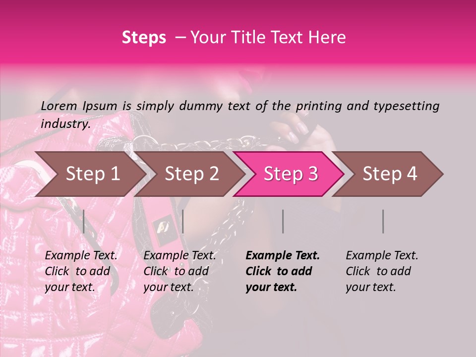 Heels Hair Camera PowerPoint Template