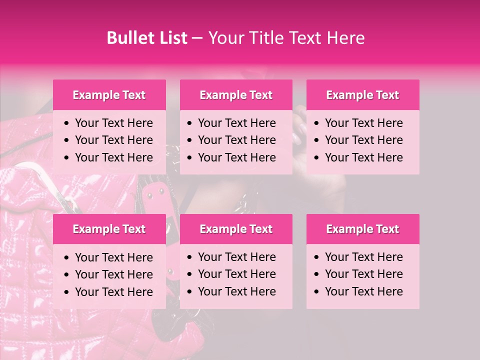 Heels Hair Camera PowerPoint Template