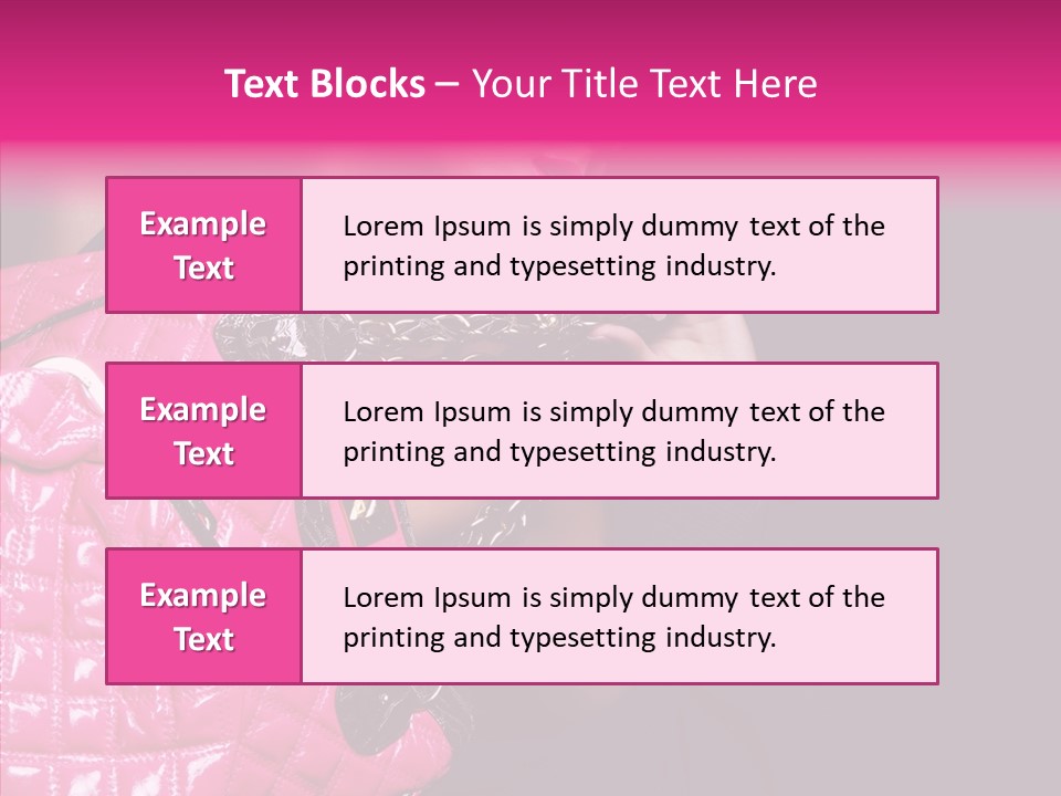 Heels Hair Camera PowerPoint Template