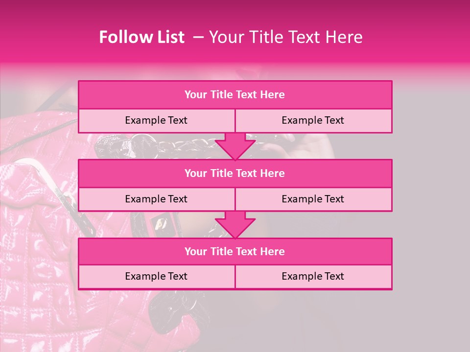 Heels Hair Camera PowerPoint Template