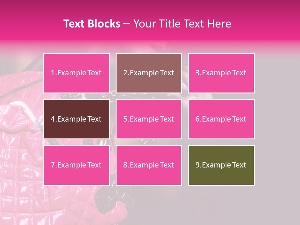 Heels Hair Camera PowerPoint Template