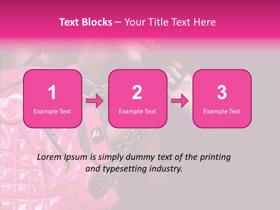 Heels Hair Camera PowerPoint Template