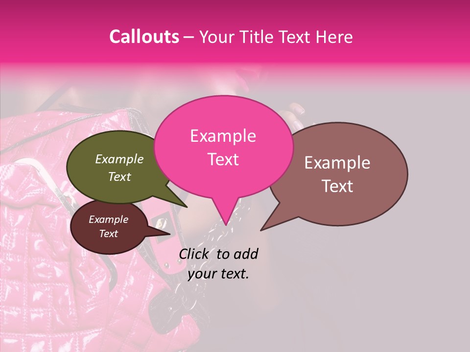 Heels Hair Camera PowerPoint Template