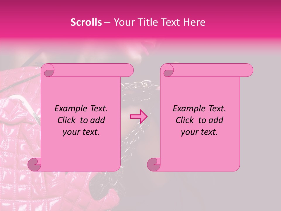 Heels Hair Camera PowerPoint Template