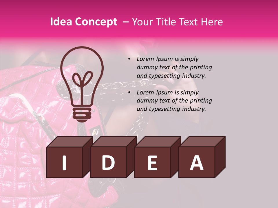 Heels Hair Camera PowerPoint Template