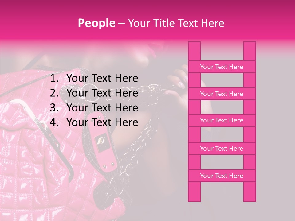 Heels Hair Camera PowerPoint Template