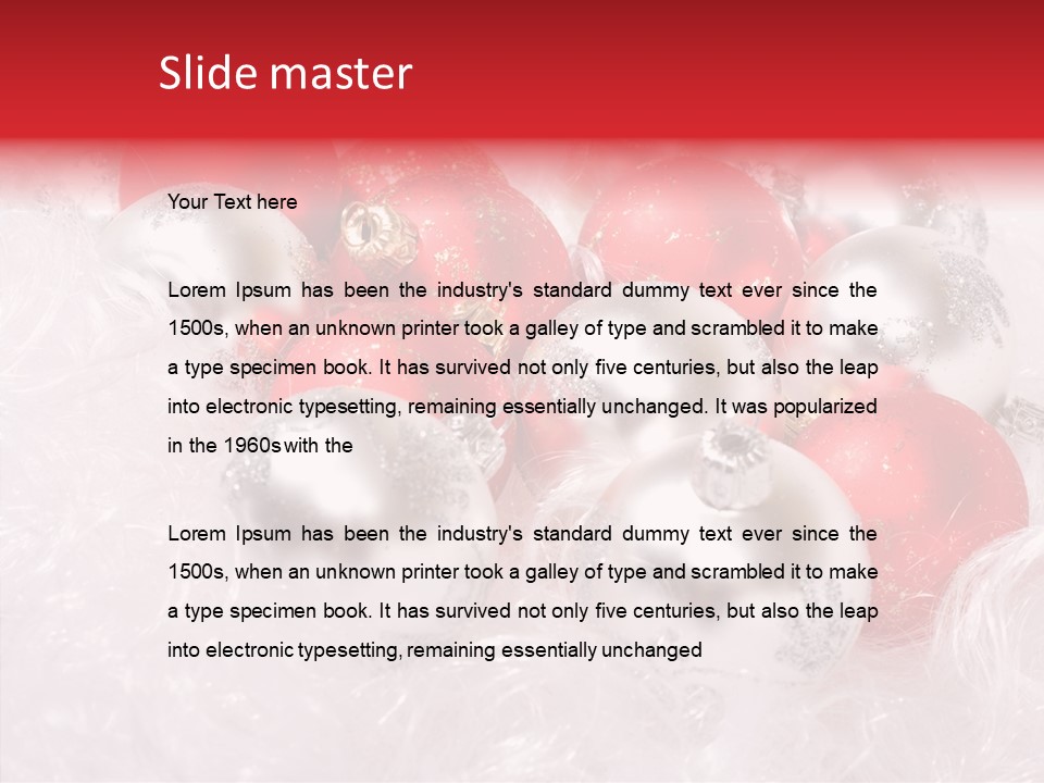 Decorative Ball Spheres PowerPoint Template