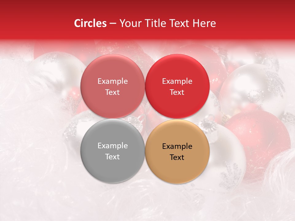 Decorative Ball Spheres PowerPoint Template