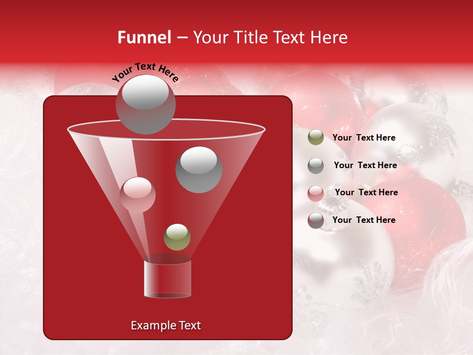 Decorative Ball Spheres PowerPoint Template