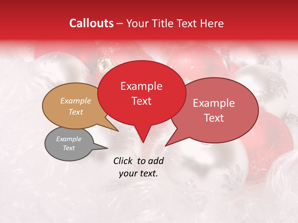 Decorative Ball Spheres PowerPoint Template