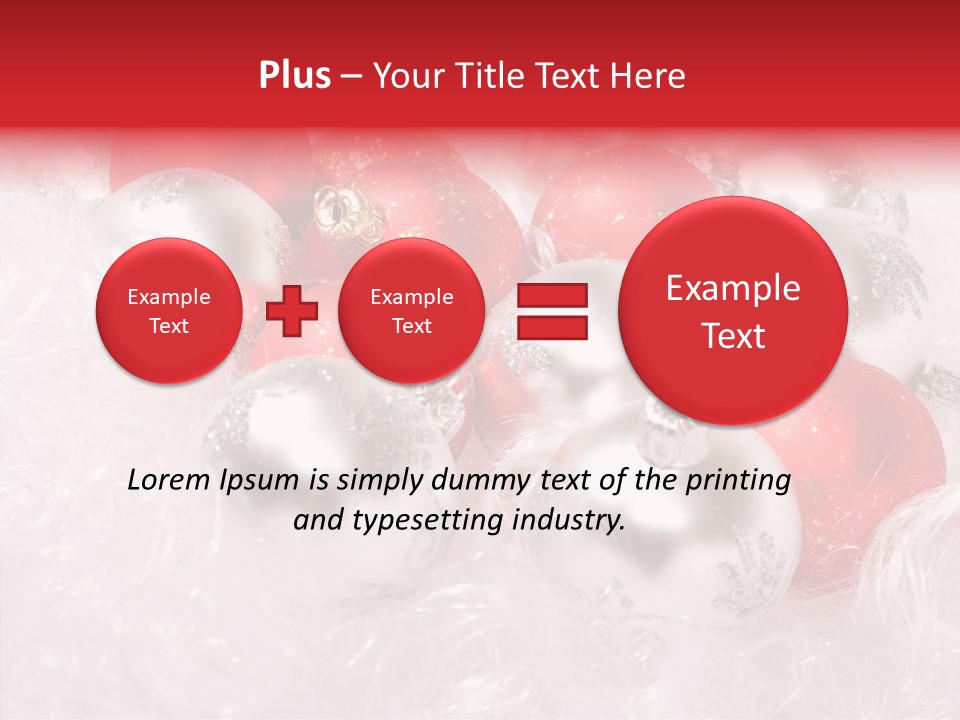 Decorative Ball Spheres PowerPoint Template
