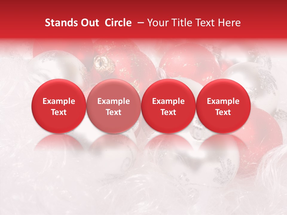 Decorative Ball Spheres PowerPoint Template