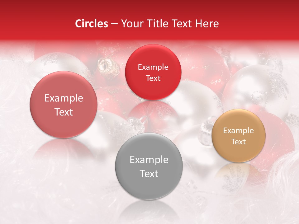 Decorative Ball Spheres PowerPoint Template