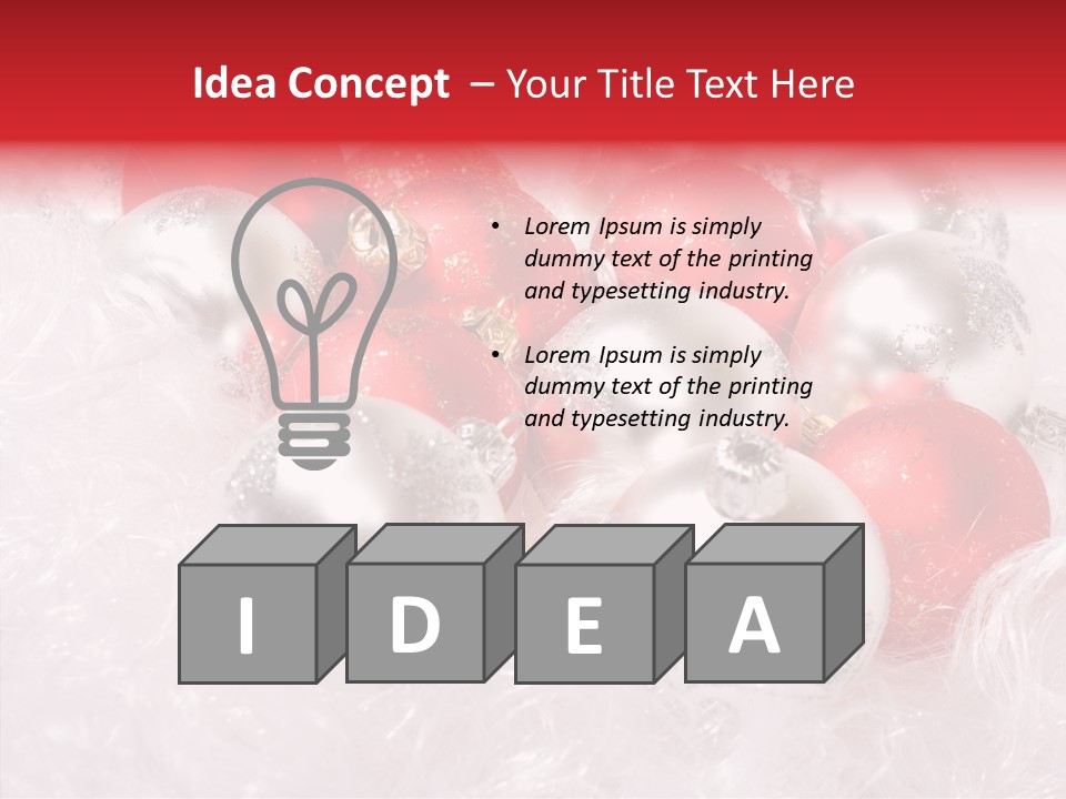 Decorative Ball Spheres PowerPoint Template