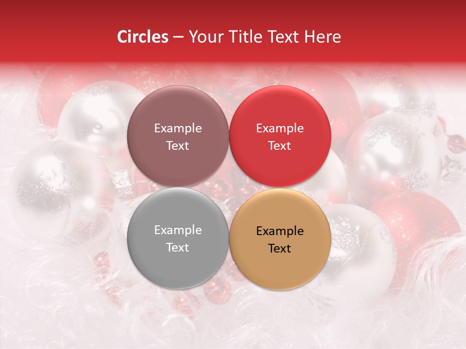 Xmas Decoration Ornamental PowerPoint Template