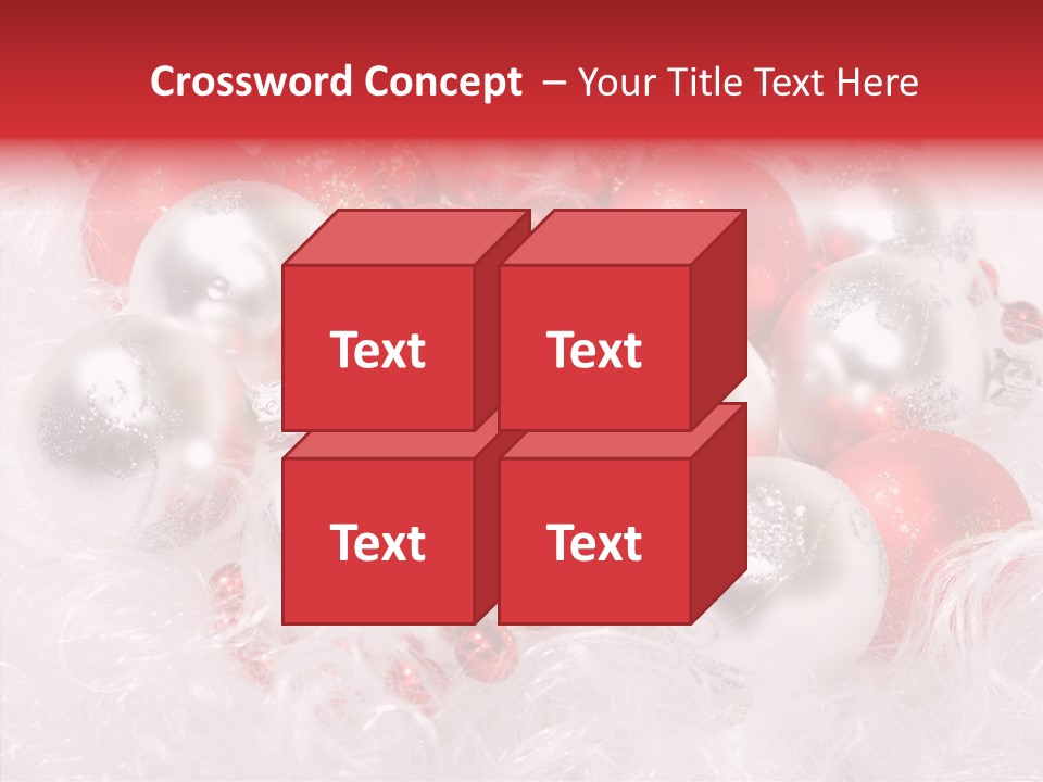 Xmas Decoration Ornamental PowerPoint Template