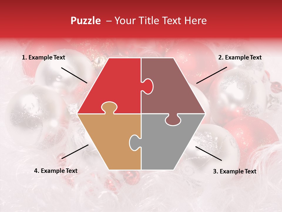 Xmas Decoration Ornamental PowerPoint Template