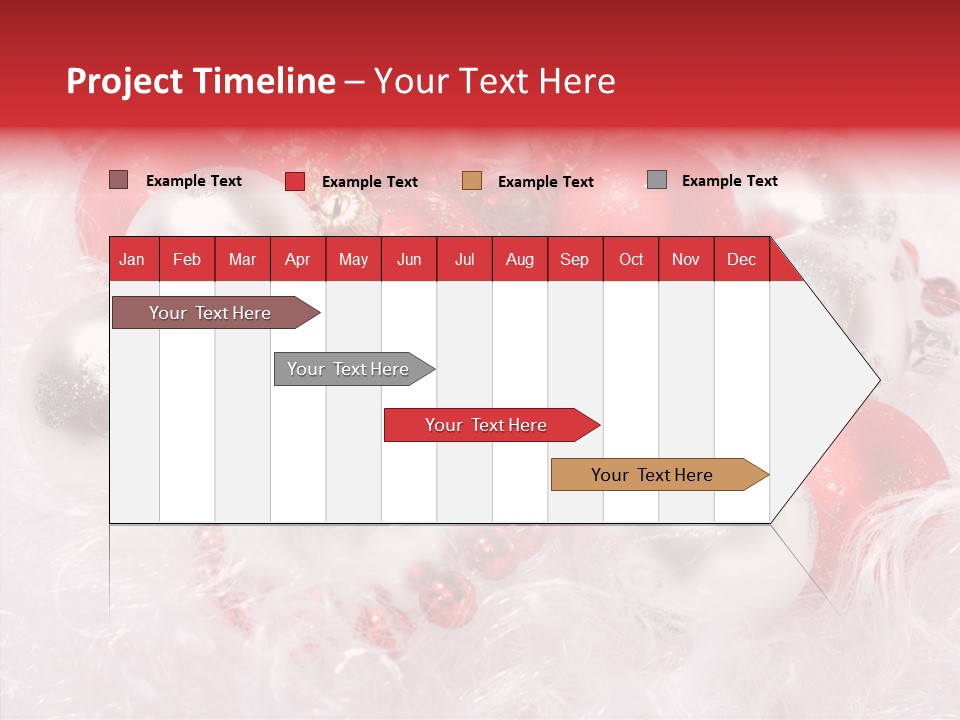 Xmas Decoration Ornamental PowerPoint Template