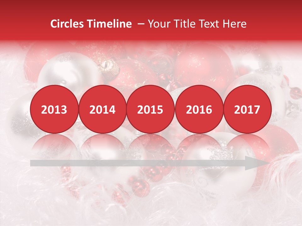 Xmas Decoration Ornamental PowerPoint Template