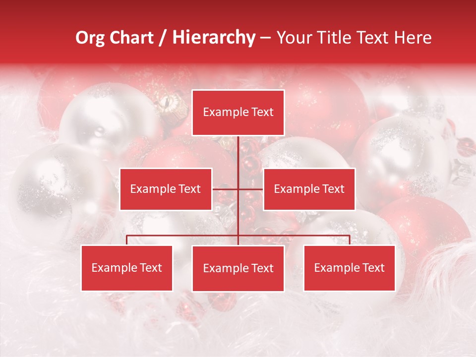 Xmas Decoration Ornamental PowerPoint Template